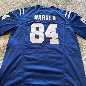 Tyler Warren Indianapolis Colts Stitched Jersey Size Large